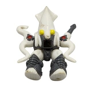 Battle Beasts #43 Cutthroat Cuttlefish White Squid Hasbro Vintage